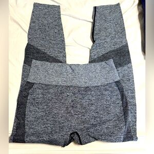 PINK Victoria's Secret Heathered Gray Seamless Leggings